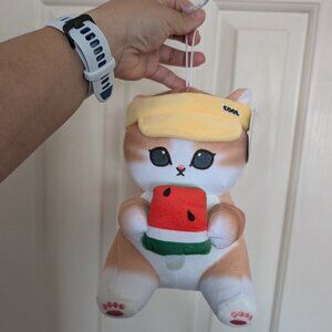 Collectable Mofusand Cat Plushie Soft Toy Watermelon Series (9" inch) NWT